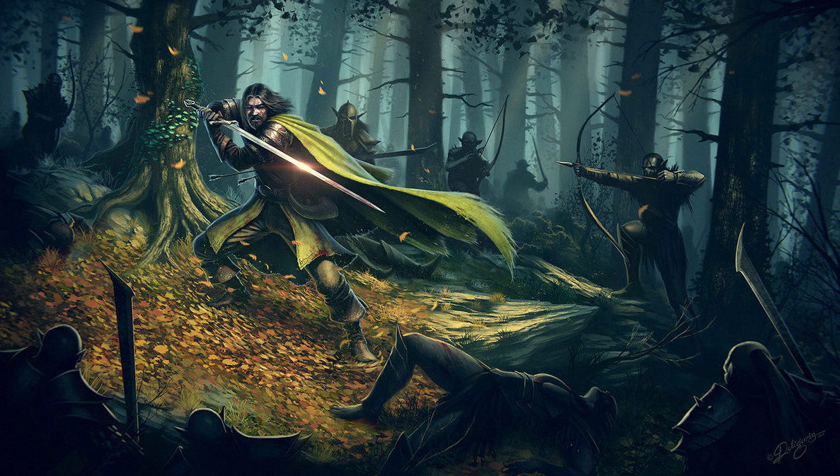 La última batalla de Boromir por John Howe
