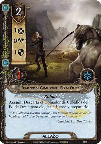 Domador de Caballos del Folde Oeste