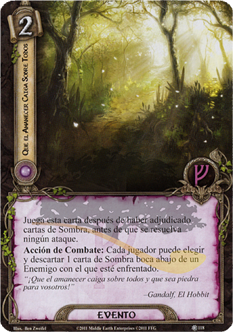 Que el Amanecer Caiga Sobre Todos