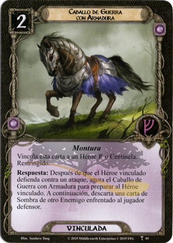 Caballo de Guerra con Armadura