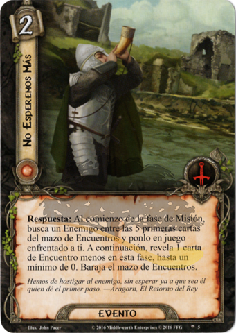 No Esperemos Más
