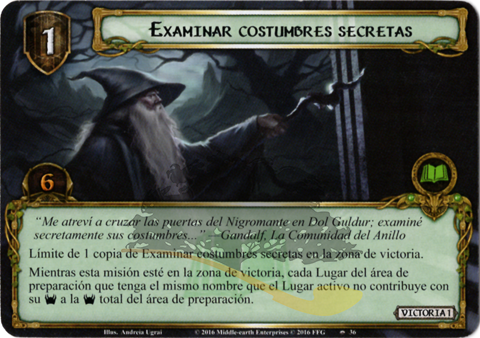 Examinar costumbres secretas
