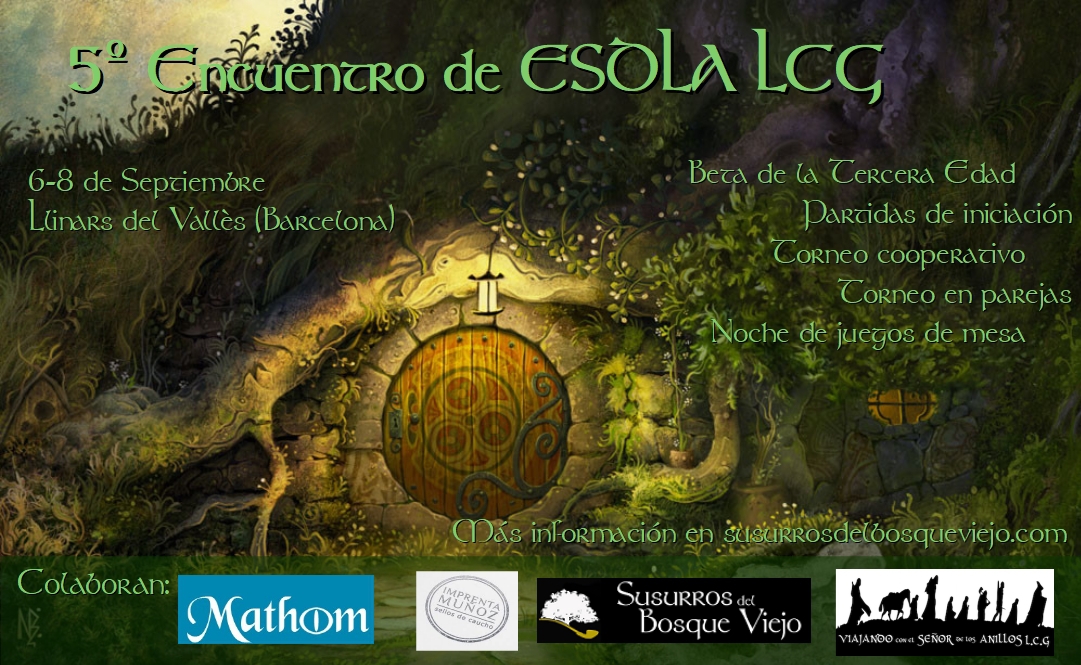 5º Encuentro de ESDLA LCG (presentación, mazos y reservas)