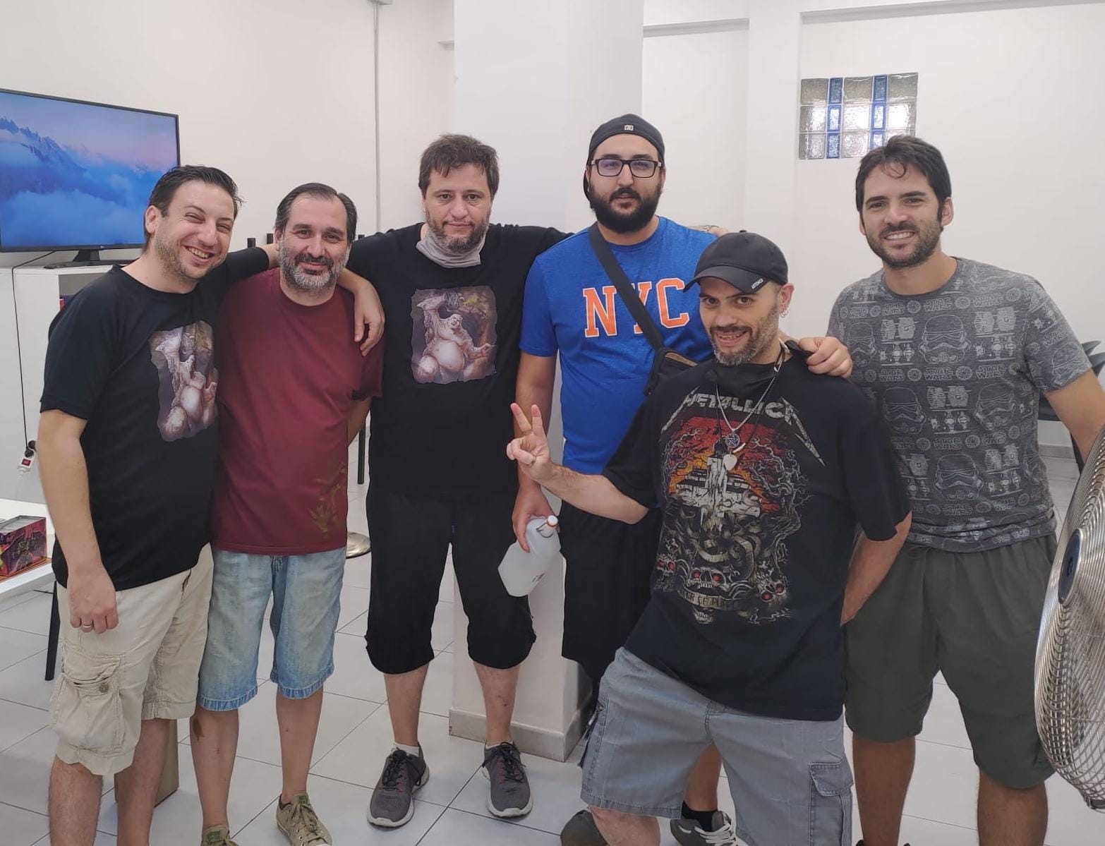 Los asistentes el sábado